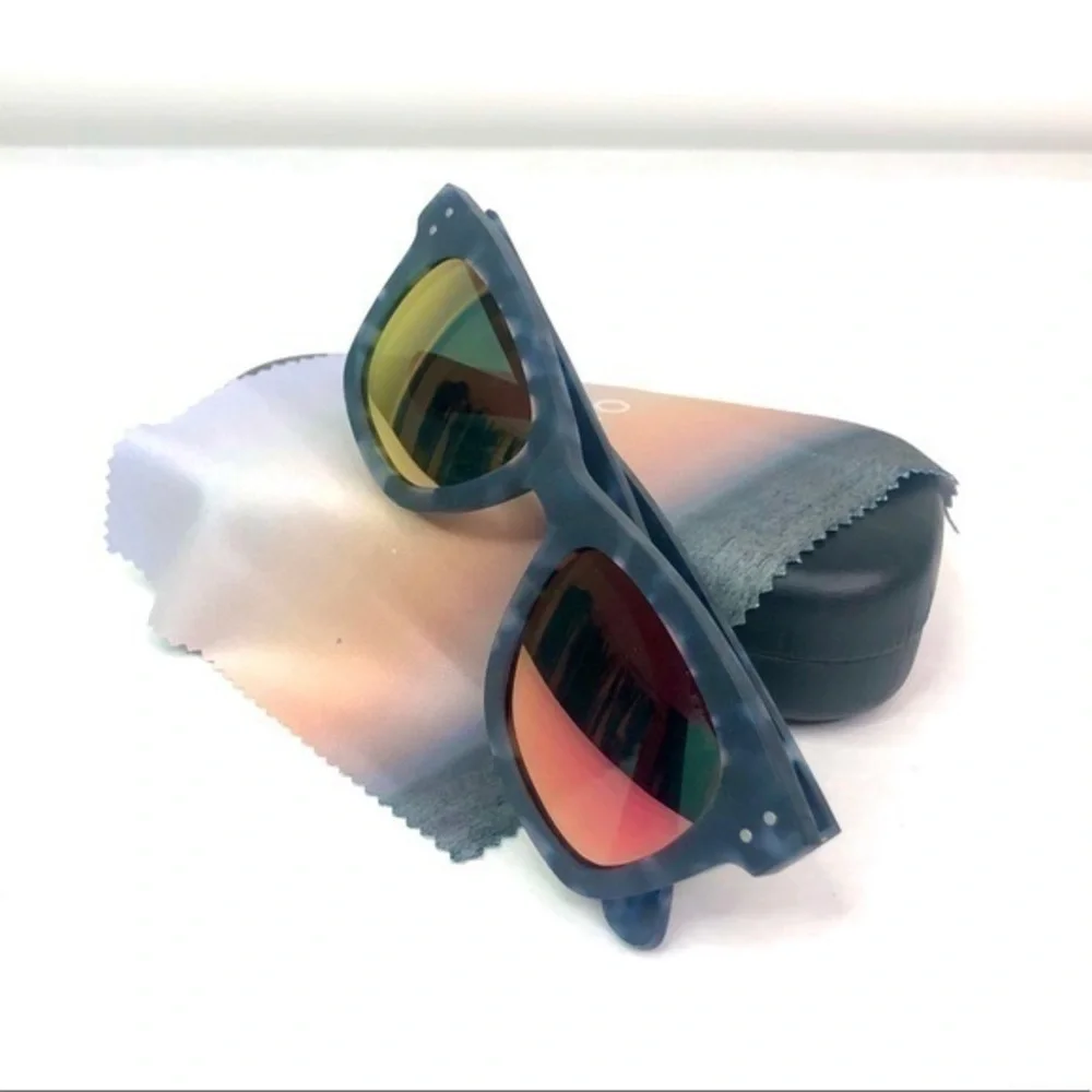 KOMONO Allen Matte Indigo Demi Sunglasses …